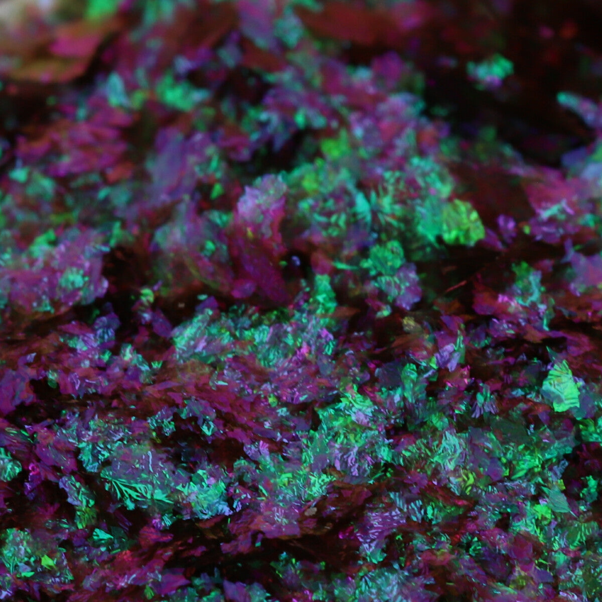 Hojuelas Multicromaticas Camaleonicas Verde Unicornio # 003 3