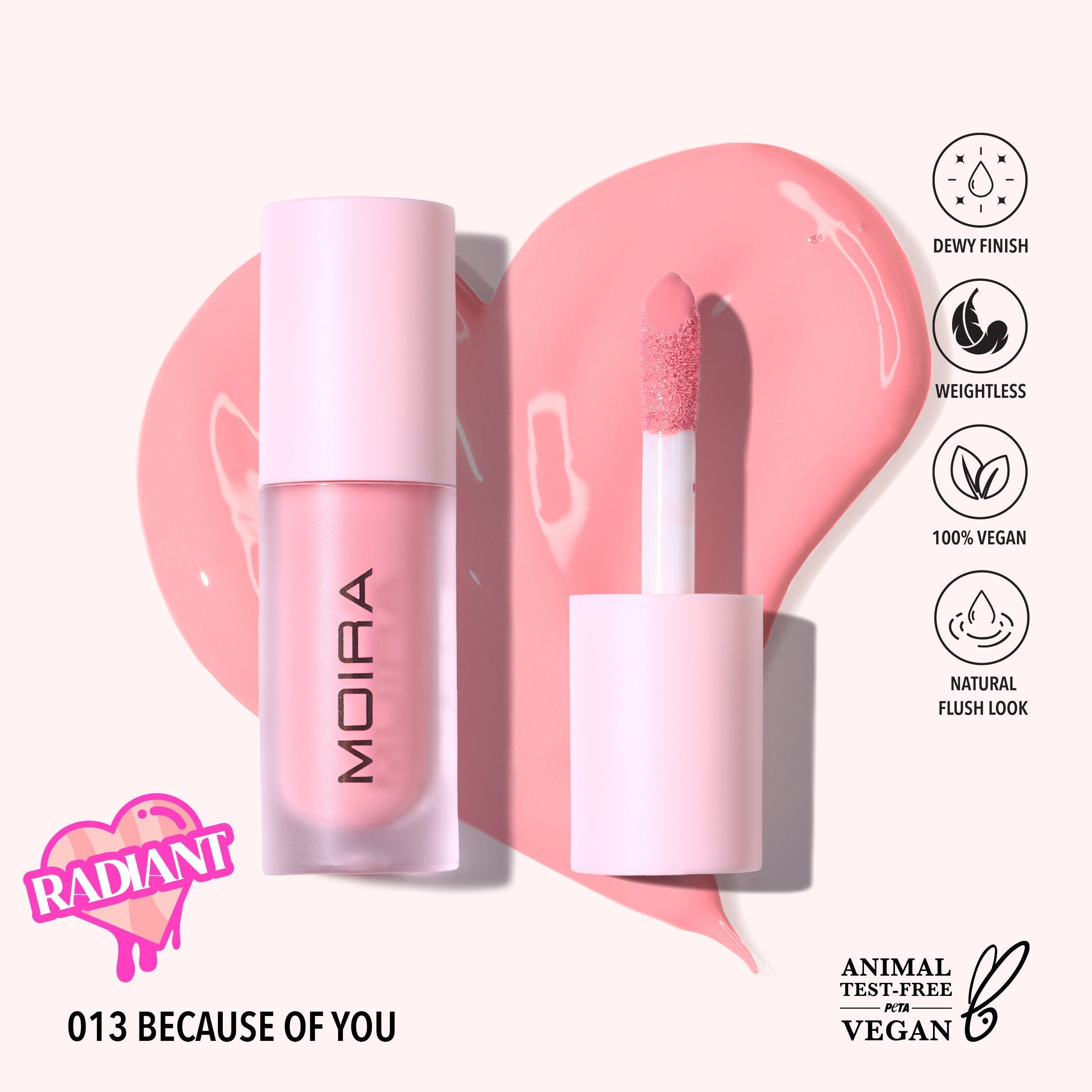 Because of You Love Steady Liquid Blush 1