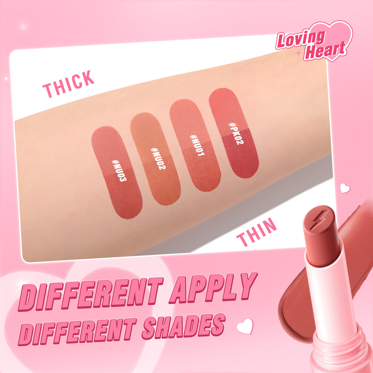 Labial en Barra Mate 6