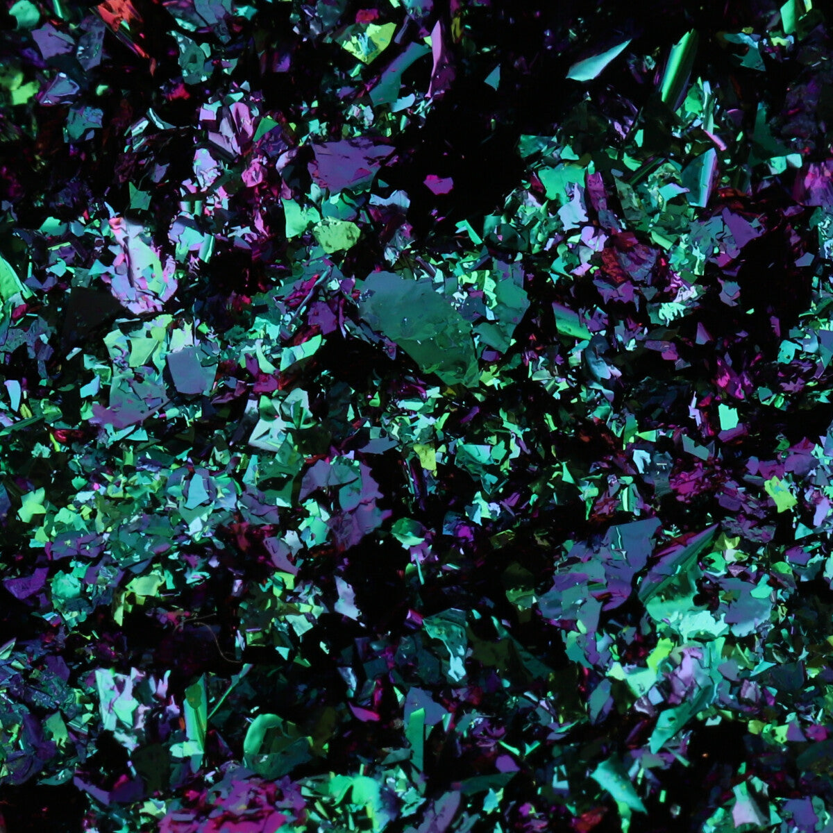 Hojuelas Multicromaticas verde universo # 18 3