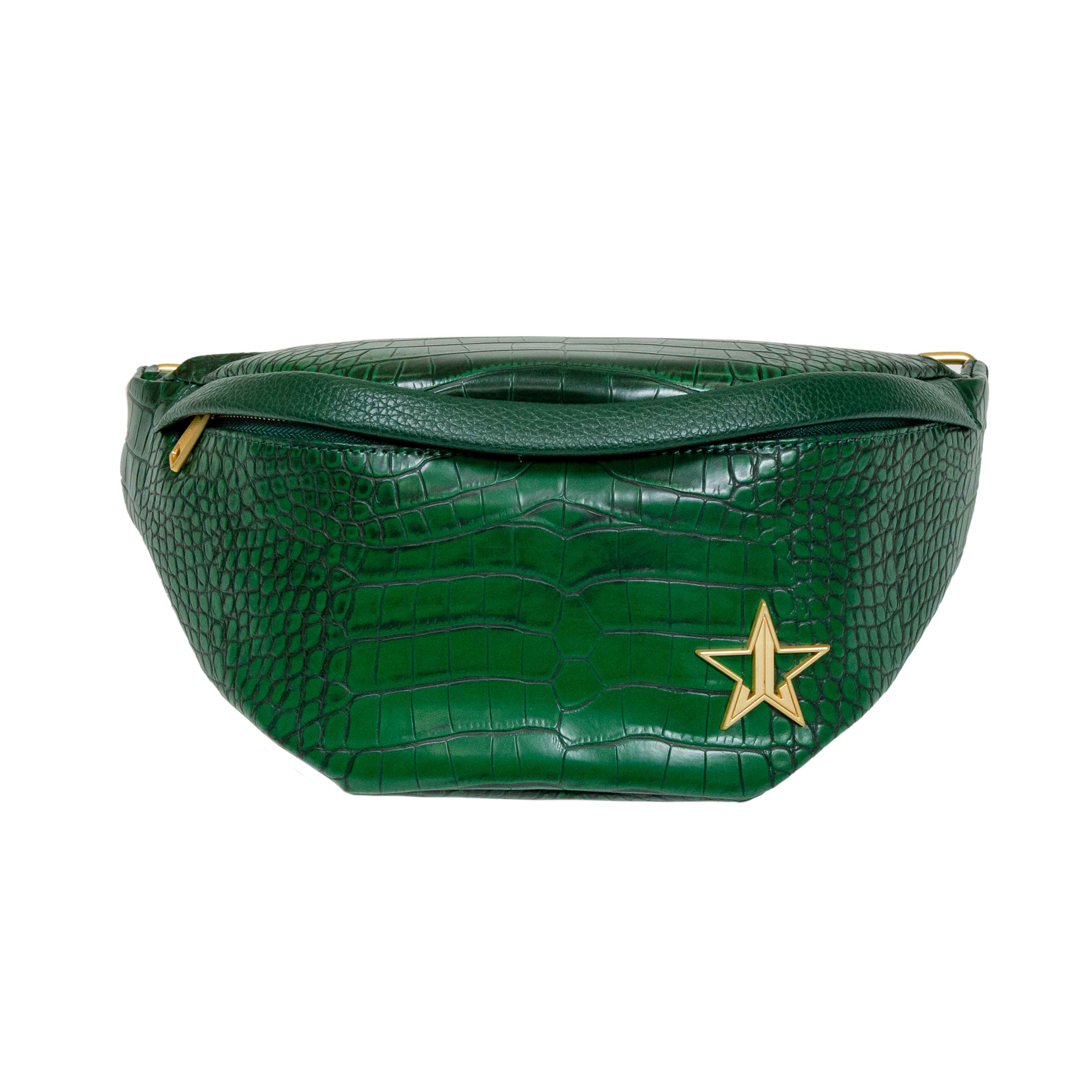 Blood Money Green Crocodile Cross Body 1