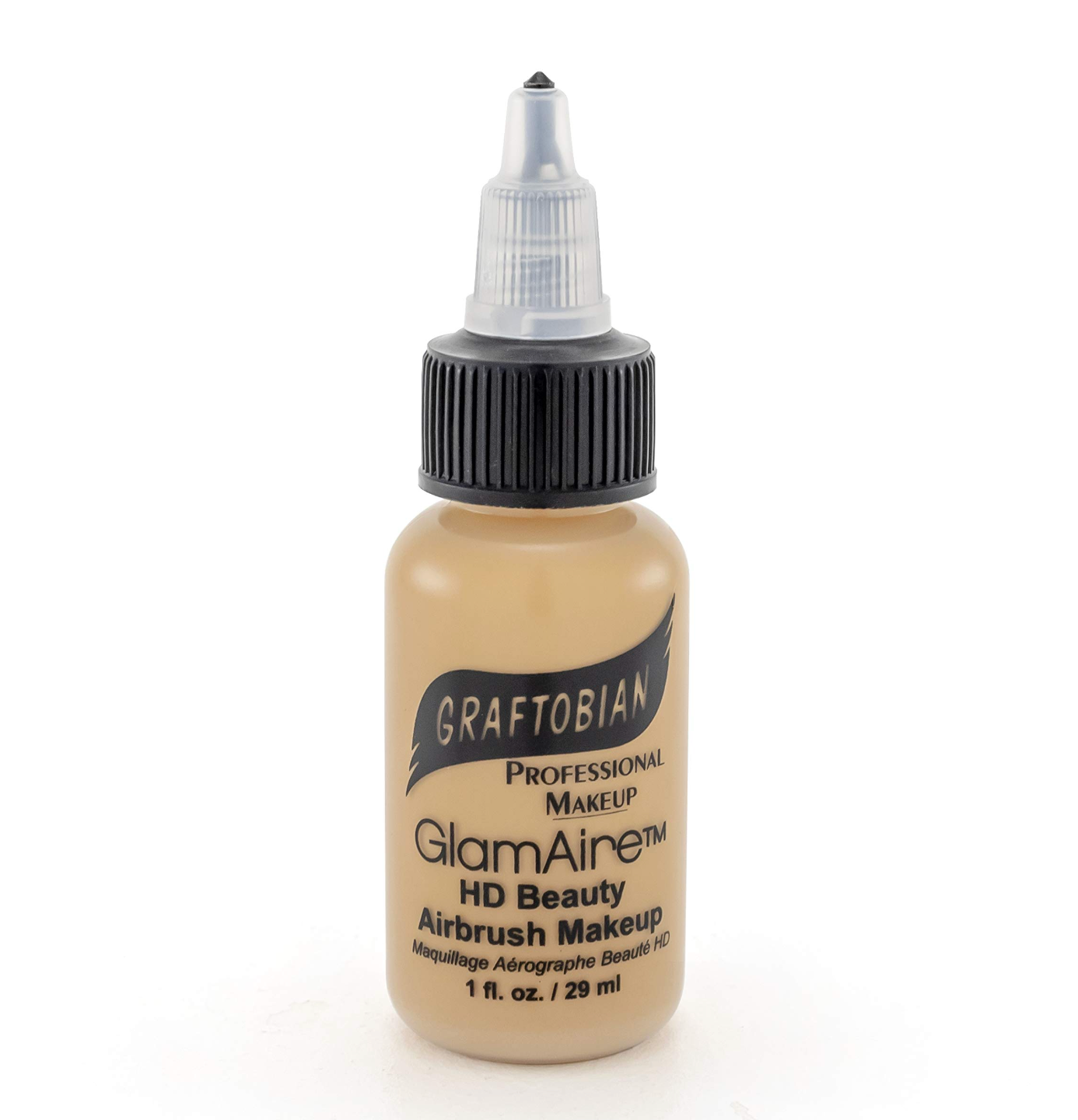 Base de maquillaje para aerógrafo GLAMAIRE TONOS CÁLIDOS 1 OZ - Graftobian - The Make Up Center