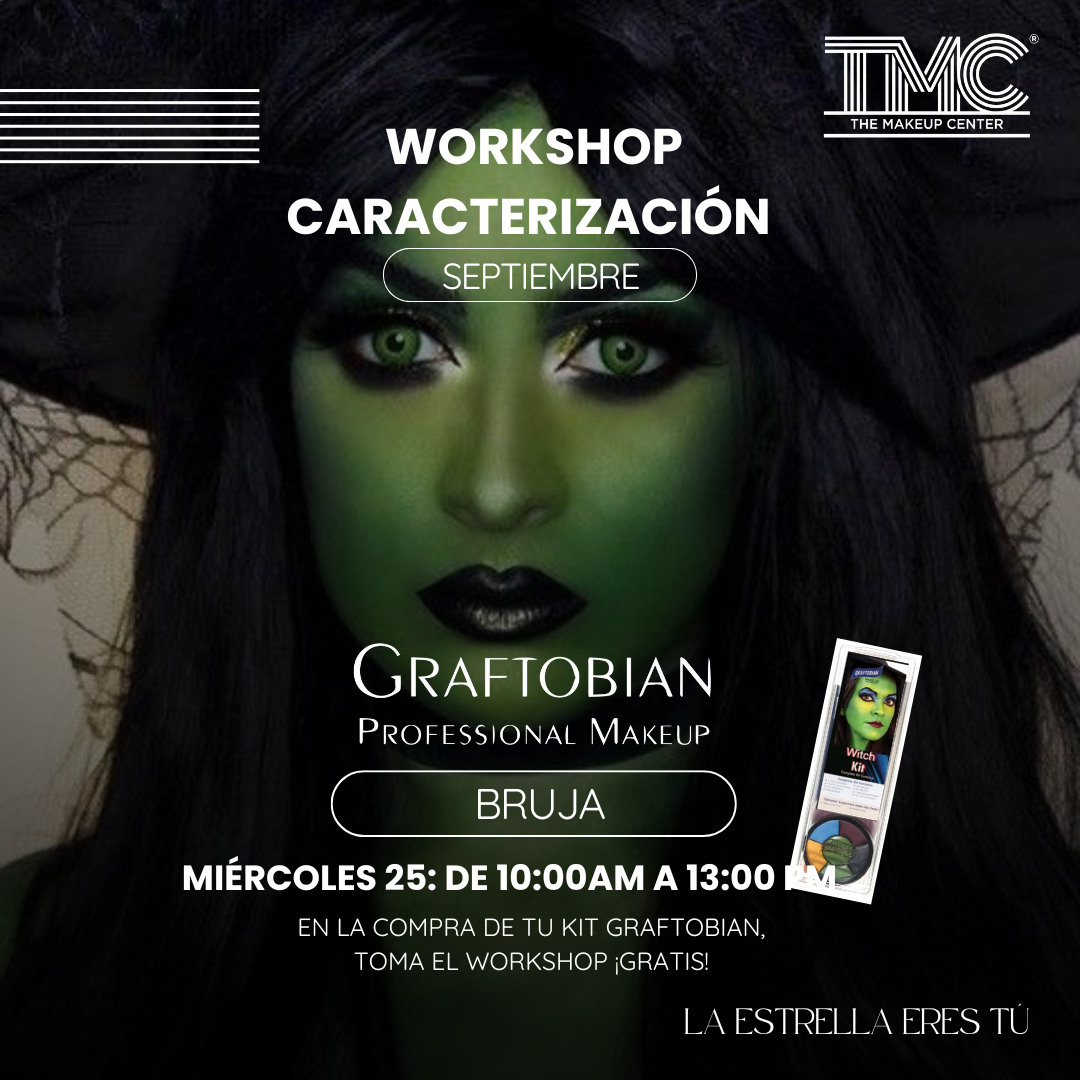 Kit Maquillaje de Bruja - Graftobian - The Make Up Center