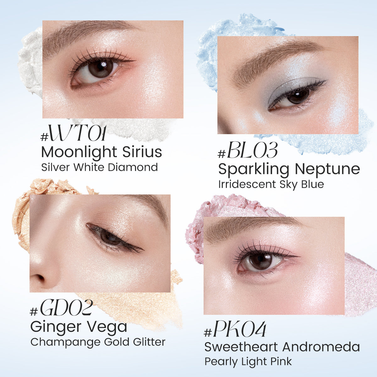 Iluminador Compacto Focallure High-Shine 7