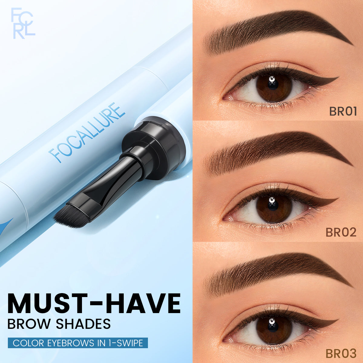 Focallure BrowsUp Pro Stay: Pomada de Cejas 3D en Barra 7