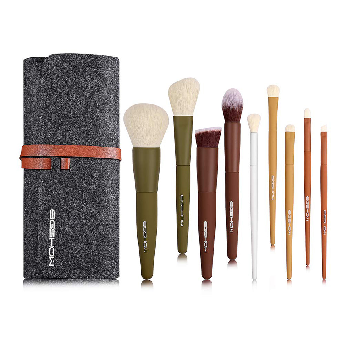 Colourful Series Makeup Brush Kit 9 pcs 1