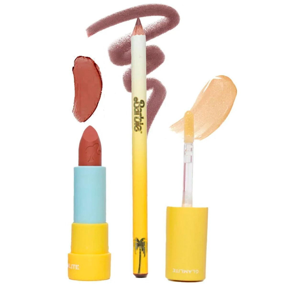 Barbie X Glamlite At The Beach Lip Kit 2