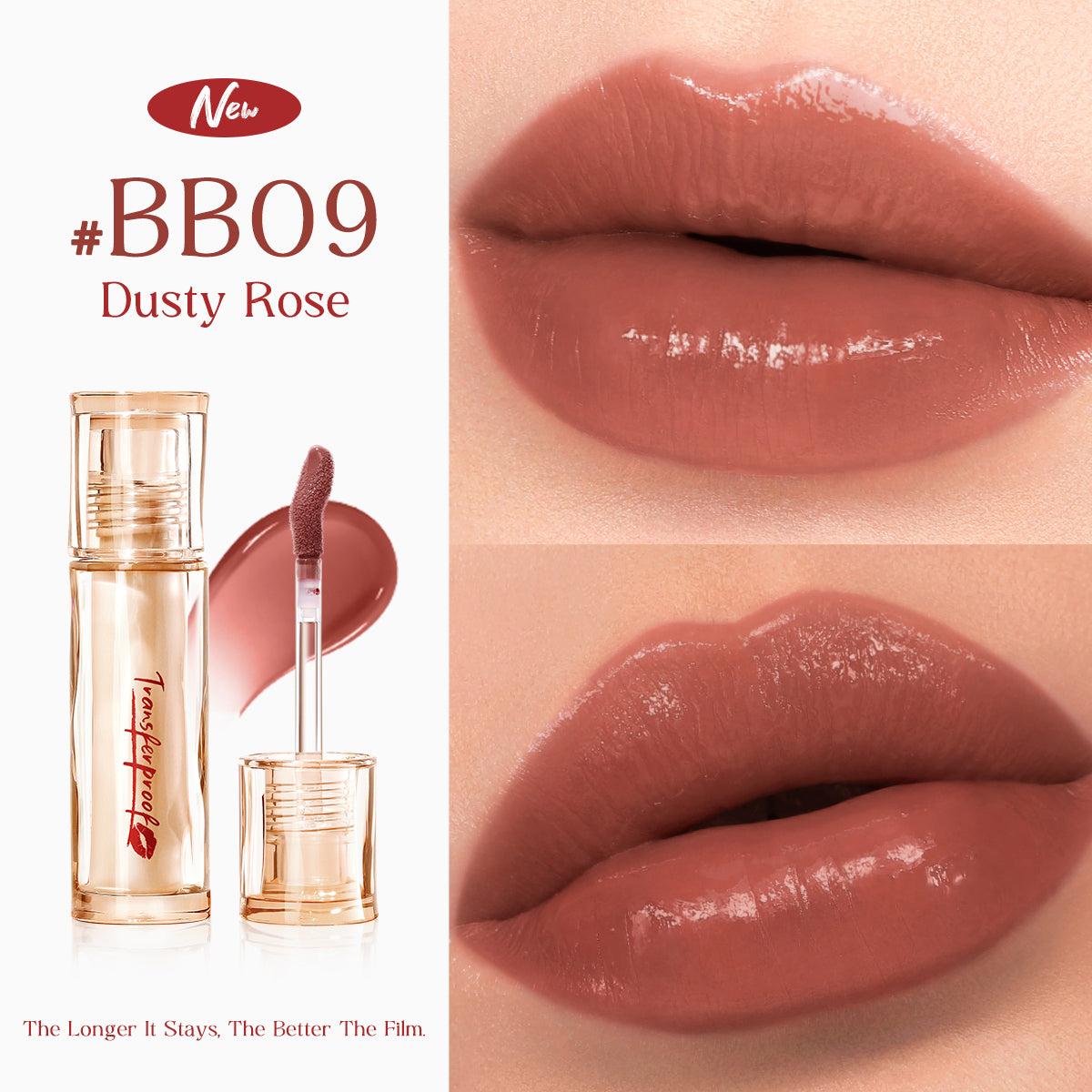 Focallure Transferproof Glazed Shine Lip Tint 6