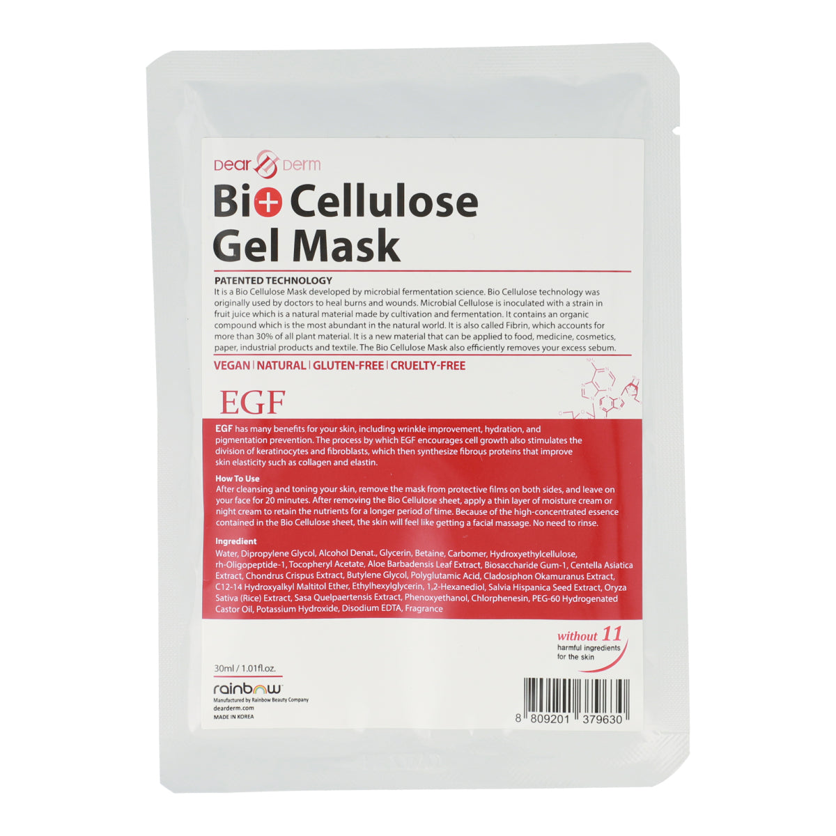 Bio Cellulose Gel Mask EGF 1