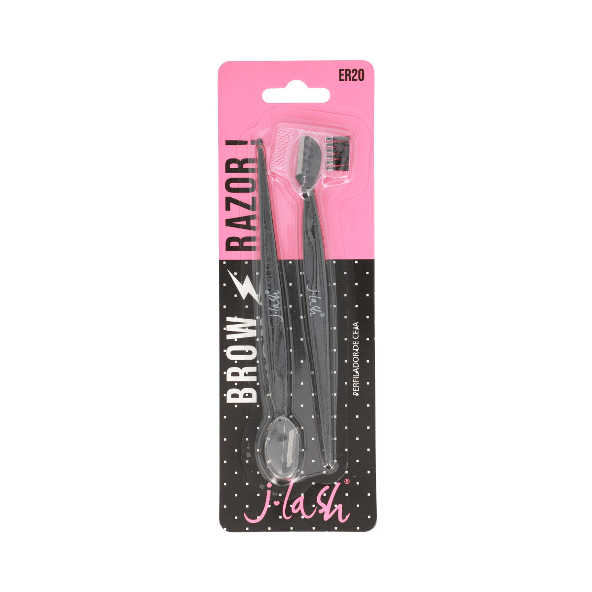 Eyebrow Razor w/ Comb & Brush 1