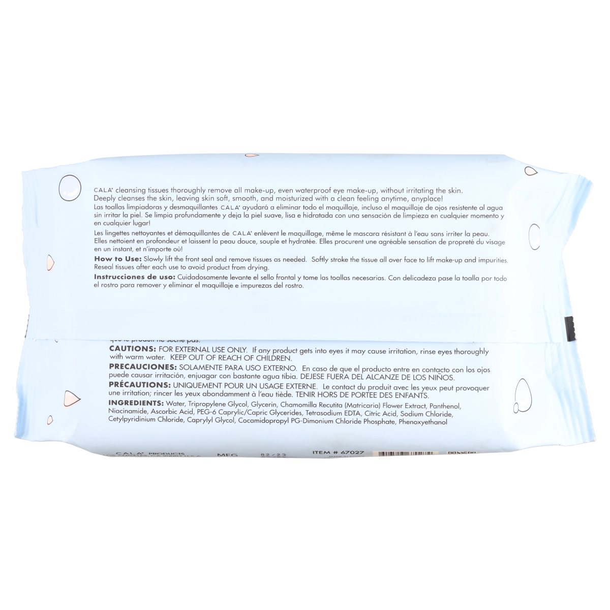 Makeup Remover Cleansing Tissues: Micellar Water (60 sheets) 2