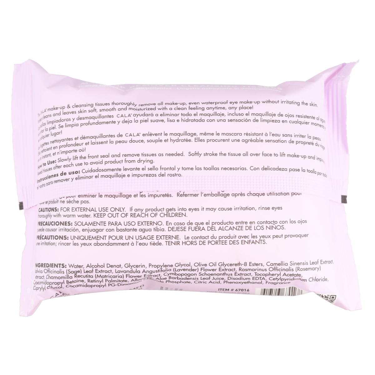 Makeup Remover Cleansing Tissues: Retinol (30 sheets) 2