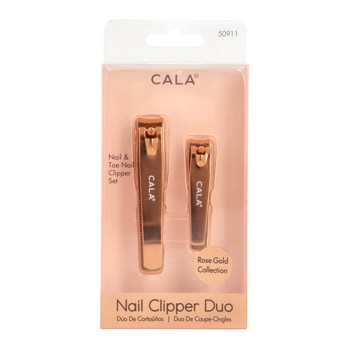 Nail Clipper Duo: Rose Gold 1