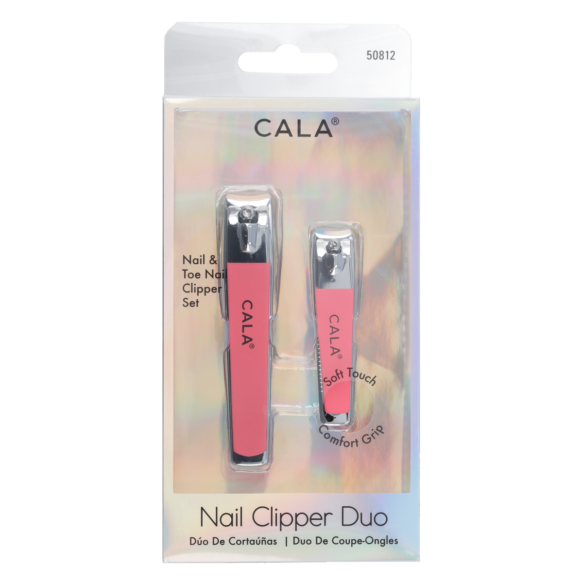 Nail Clipper Duo (Coral) 1