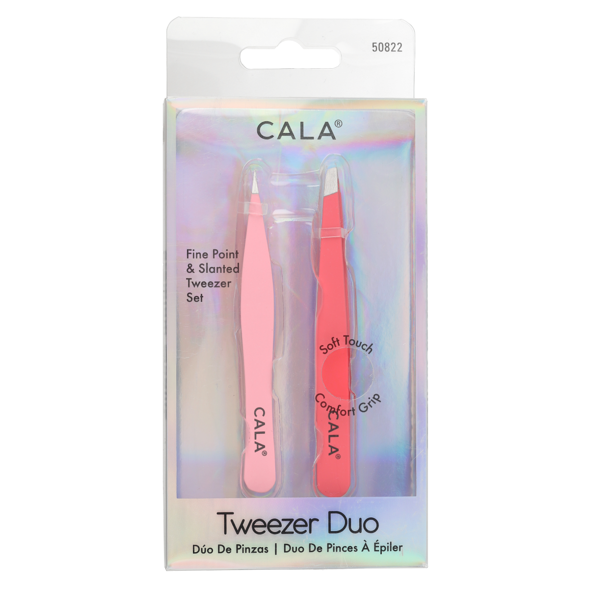 Tweezert Duo Fine Point & Slanted (Coral) 1