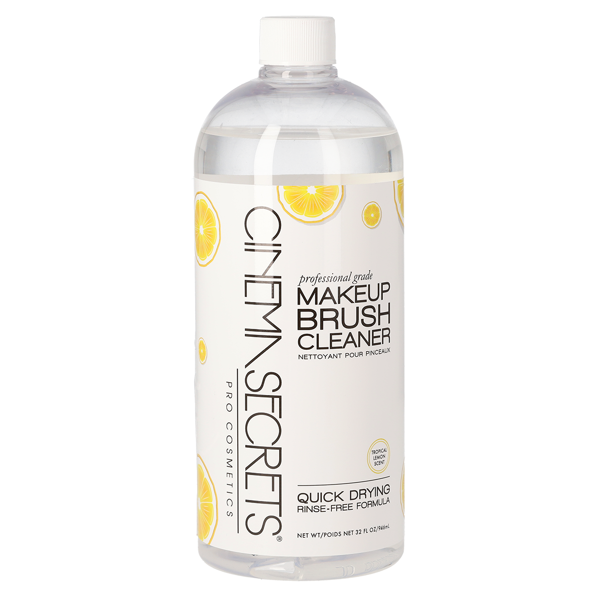 Lemon Makeup Brush Cleaner 32 Oz - cinema secrets - nuestro secreto