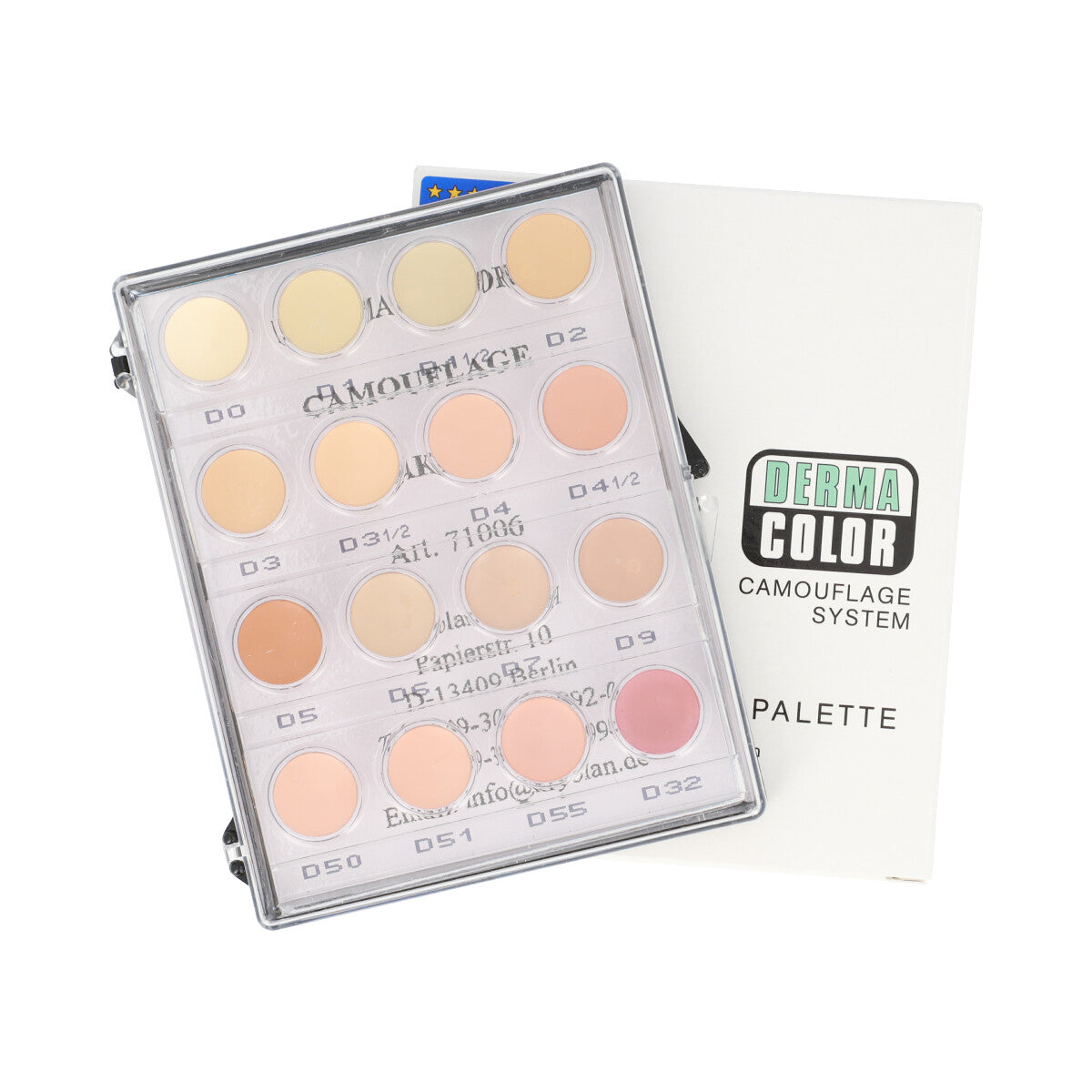 Camouflage Creme Mini-Palette 1