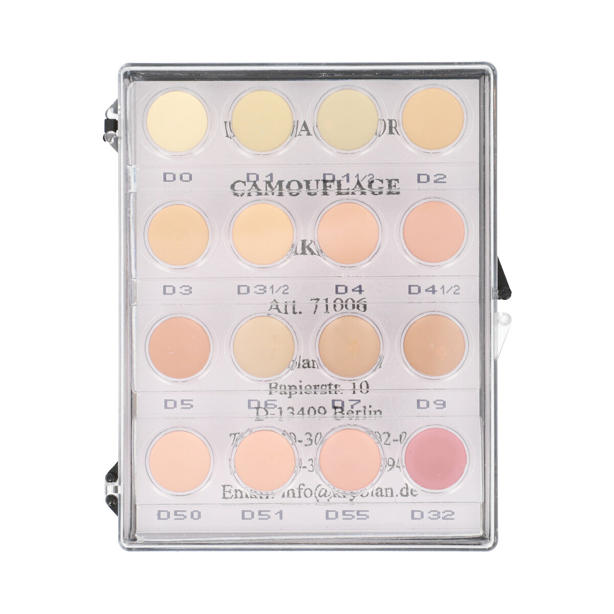 Camouflage Creme Mini-Palette 2