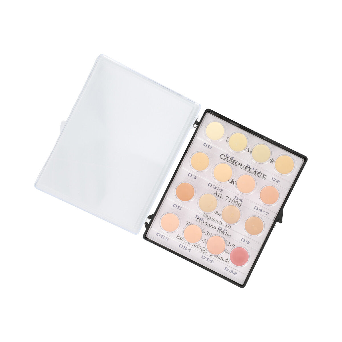 Camouflage Creme Mini-Palette 3