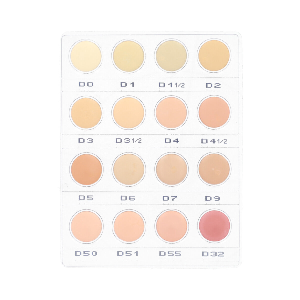 Camouflage Creme Mini-Palette 4