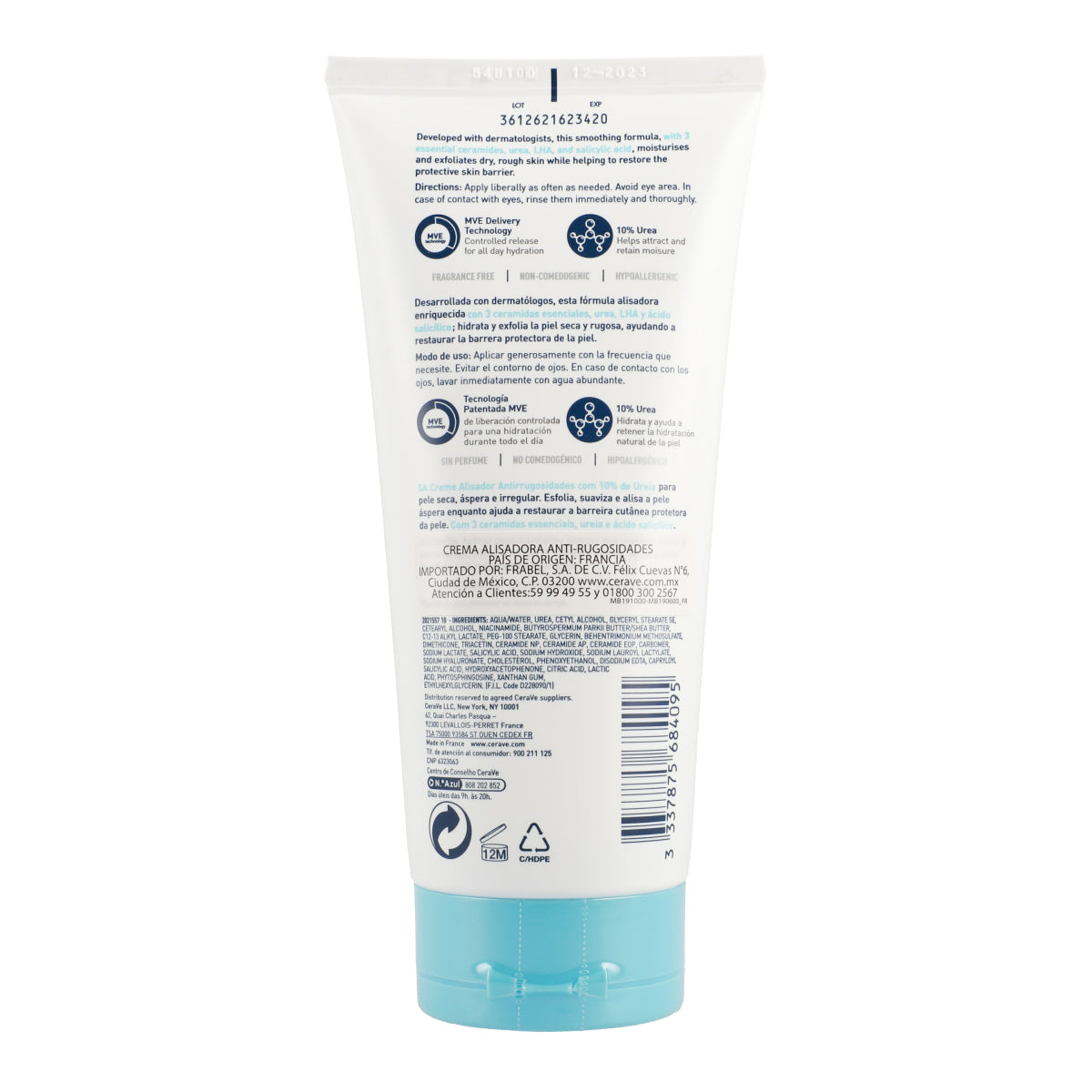 Crema Alisadora Anti-rugosidades Smoothing  / CeraVe 177 ml 2