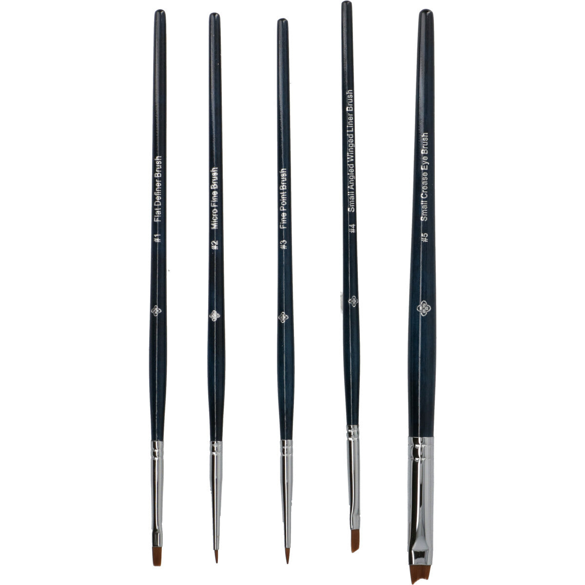 Ultra Fine Series All in One Pro Detail Eyeliner Brush Set 5pcs