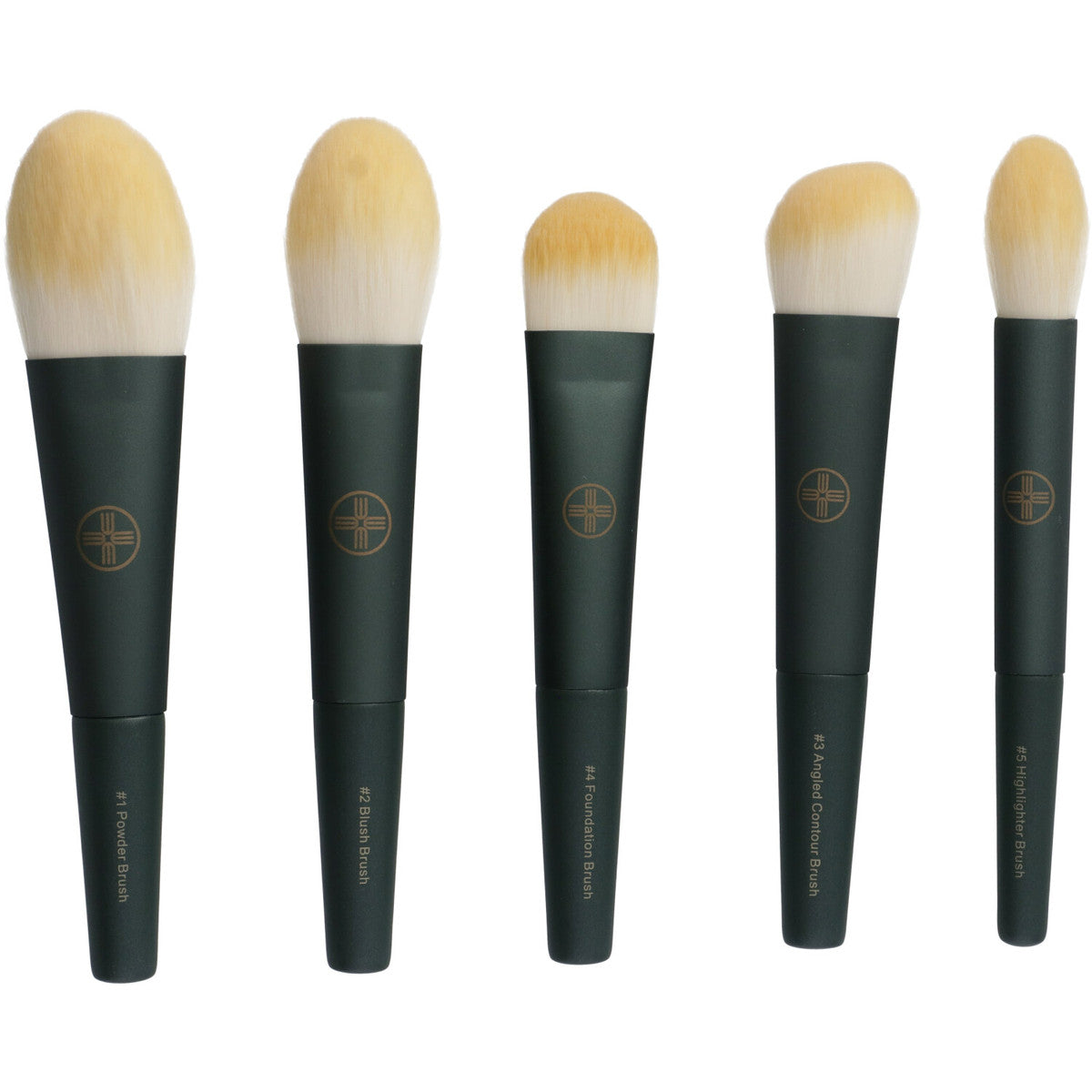 Chic Series Mini Shaded Spruce Makeup Brush Kit 18 pcs 2