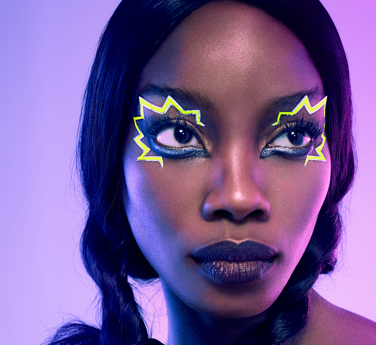 Flash Glance - Yellow / Face Lace by Phyllis Cohen 3