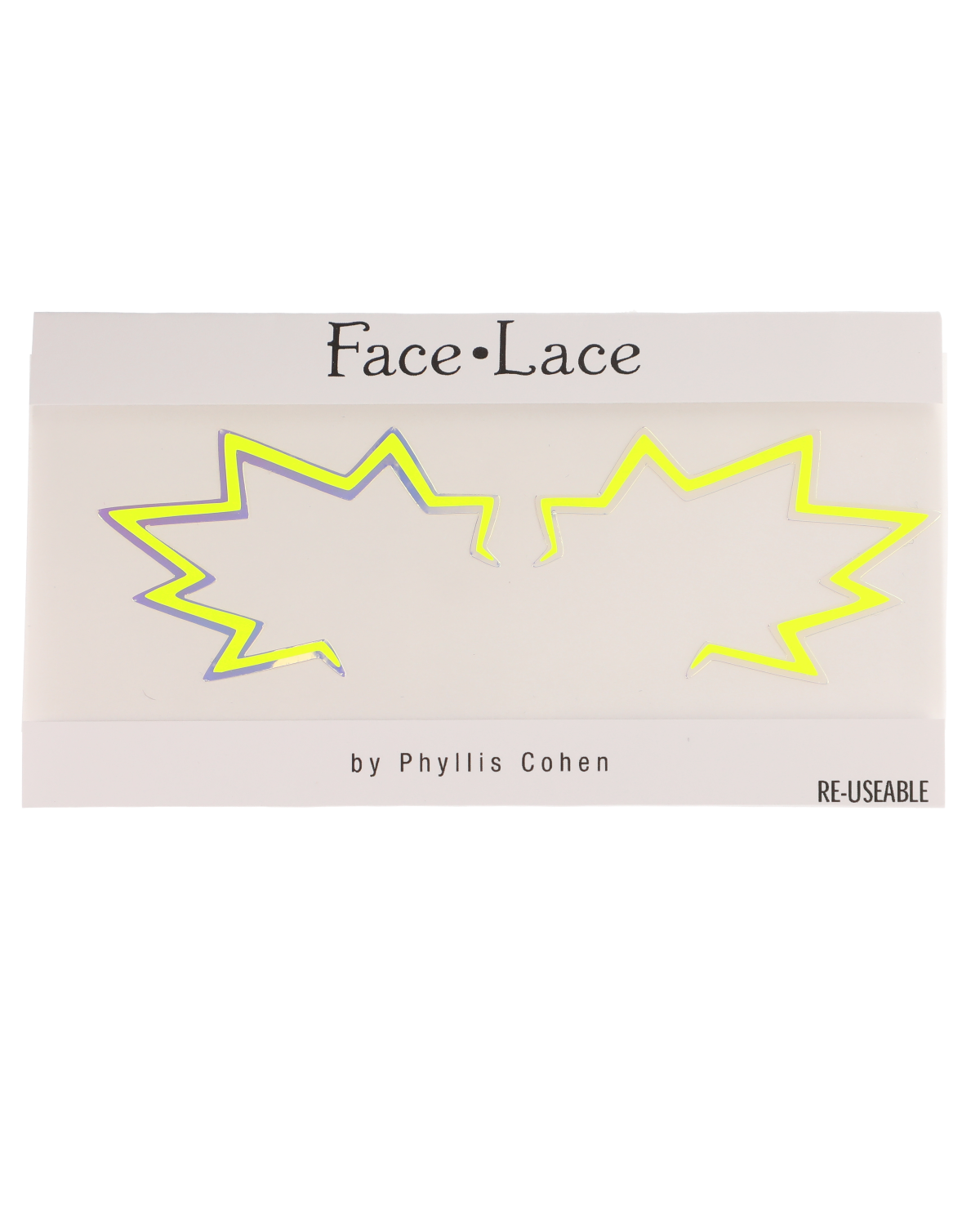 Flash Glance - Yellow / Face Lace by Phyllis Cohen 1