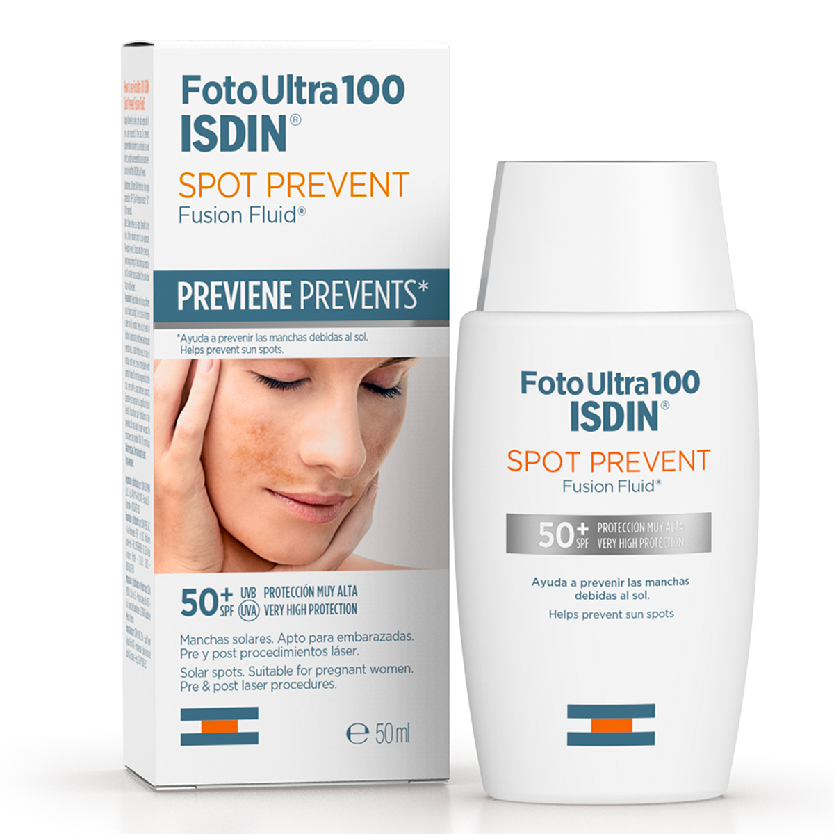 Foto Ultra 100 ISDIN Spot Prevent Fusion Fluid SPF 50+ 1