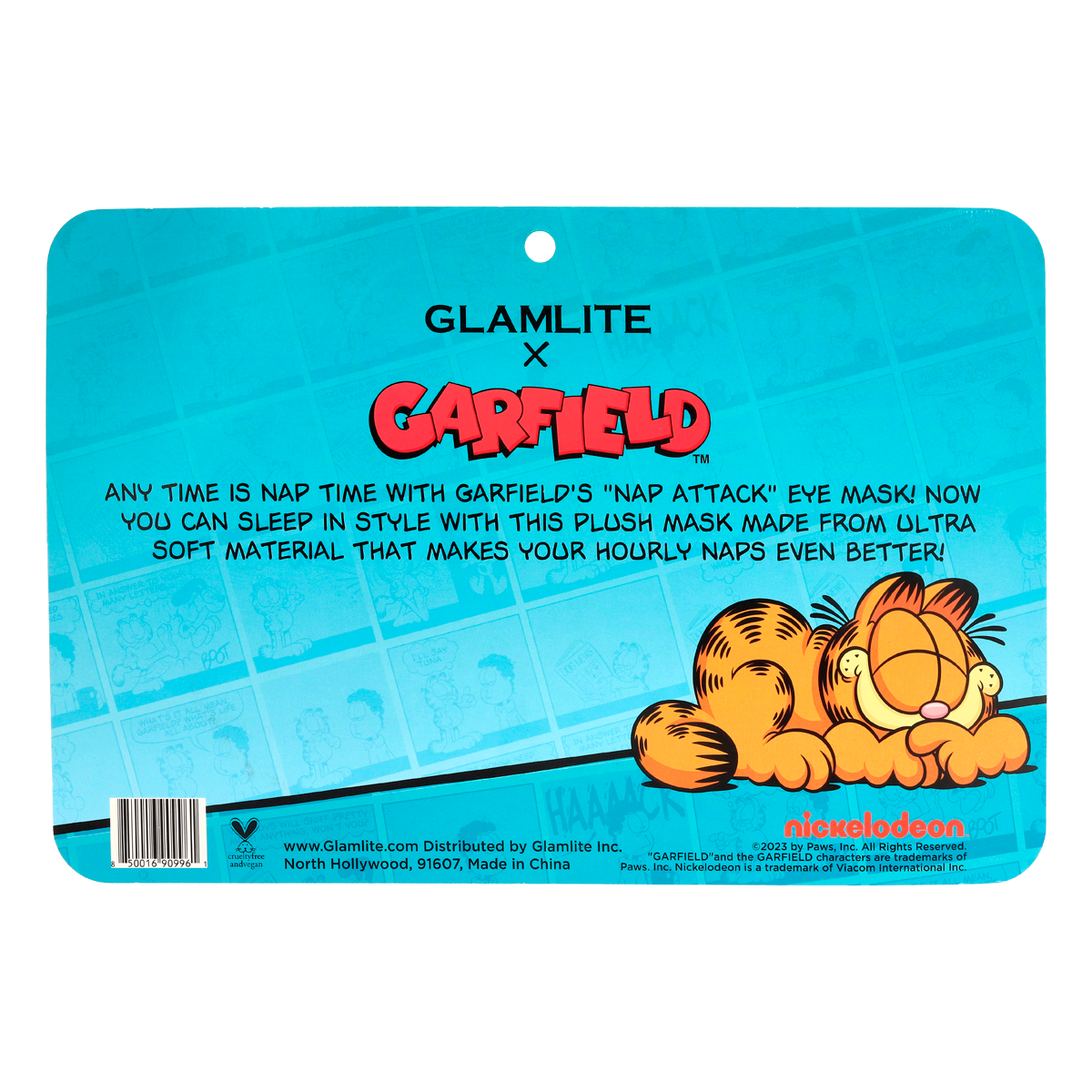 Garfield x Glamlite Sleeping Mask 2