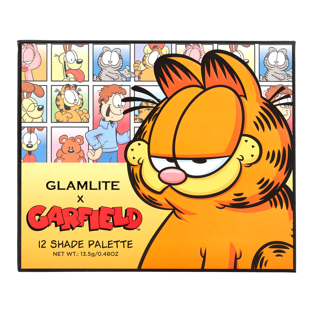 Garfield x Glamlite 12 Shadow Palette 2