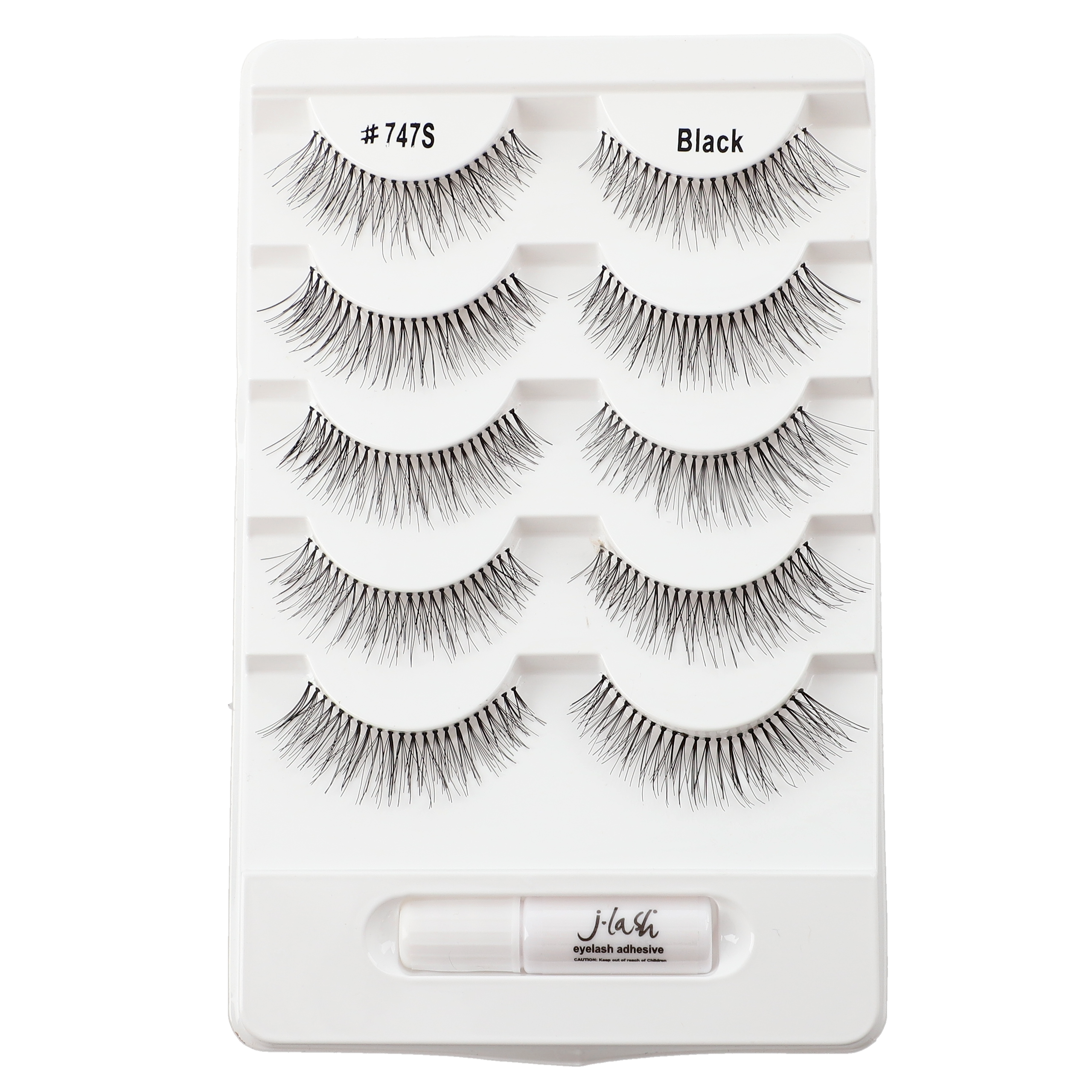 5 Pair with Adhesive - #747S - Kiss - Nuestro Secreto