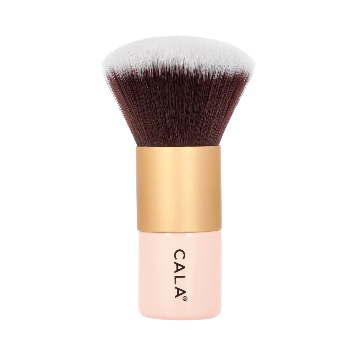 Pink Kabuki Brush + Sponge 3