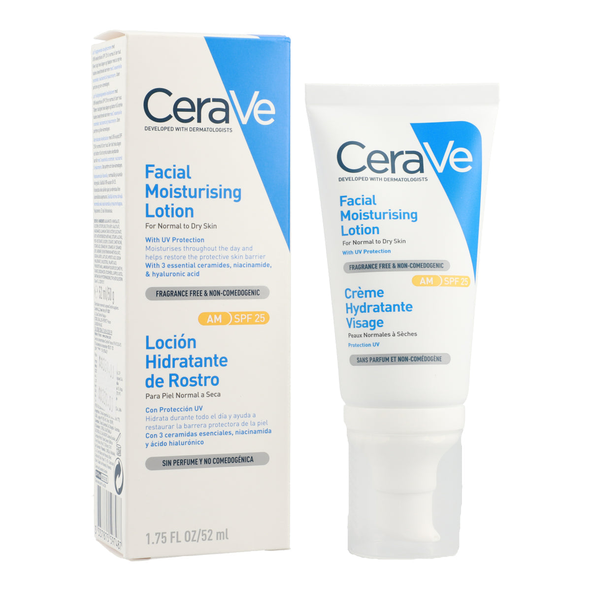 Locion Hidratante Rostro con FPS  / CeraVe 52 ml 1