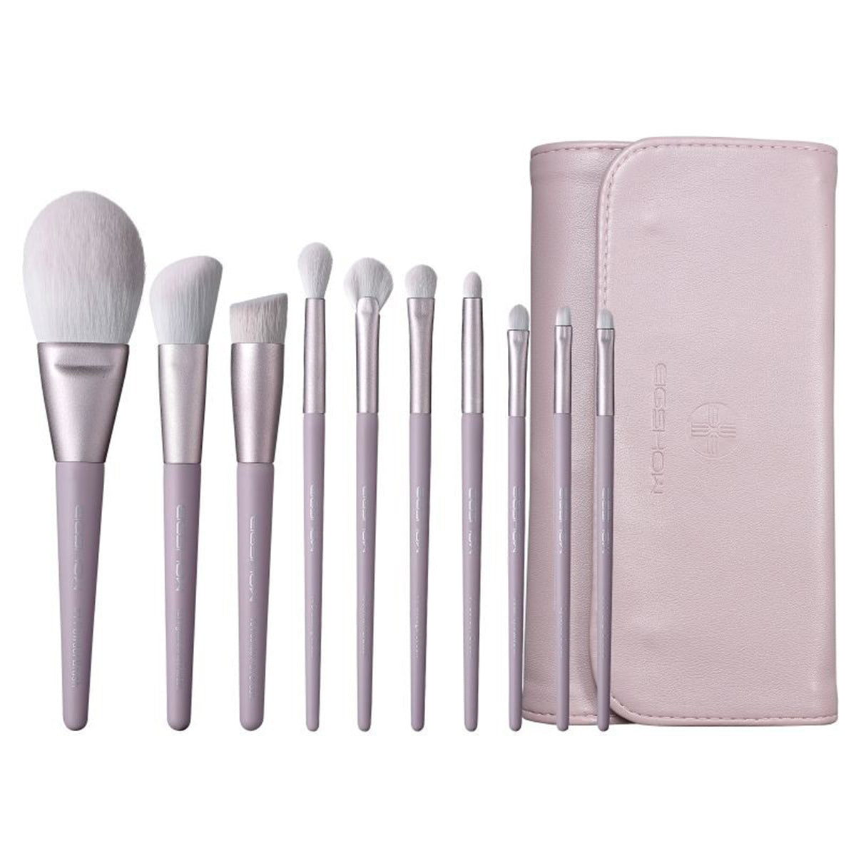 Morandi Series Ready to Roll Lilac Brush Set 10 Pcs 1