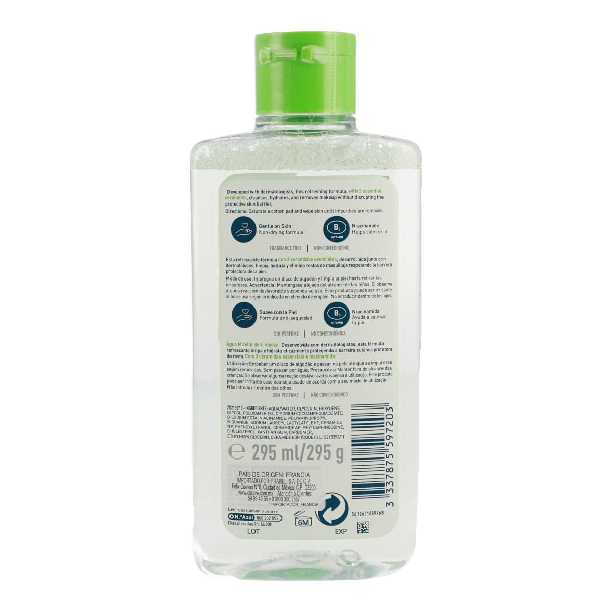 Agua Micelar Limpiadora  / CeraVe 10 Oz 295 ml 2