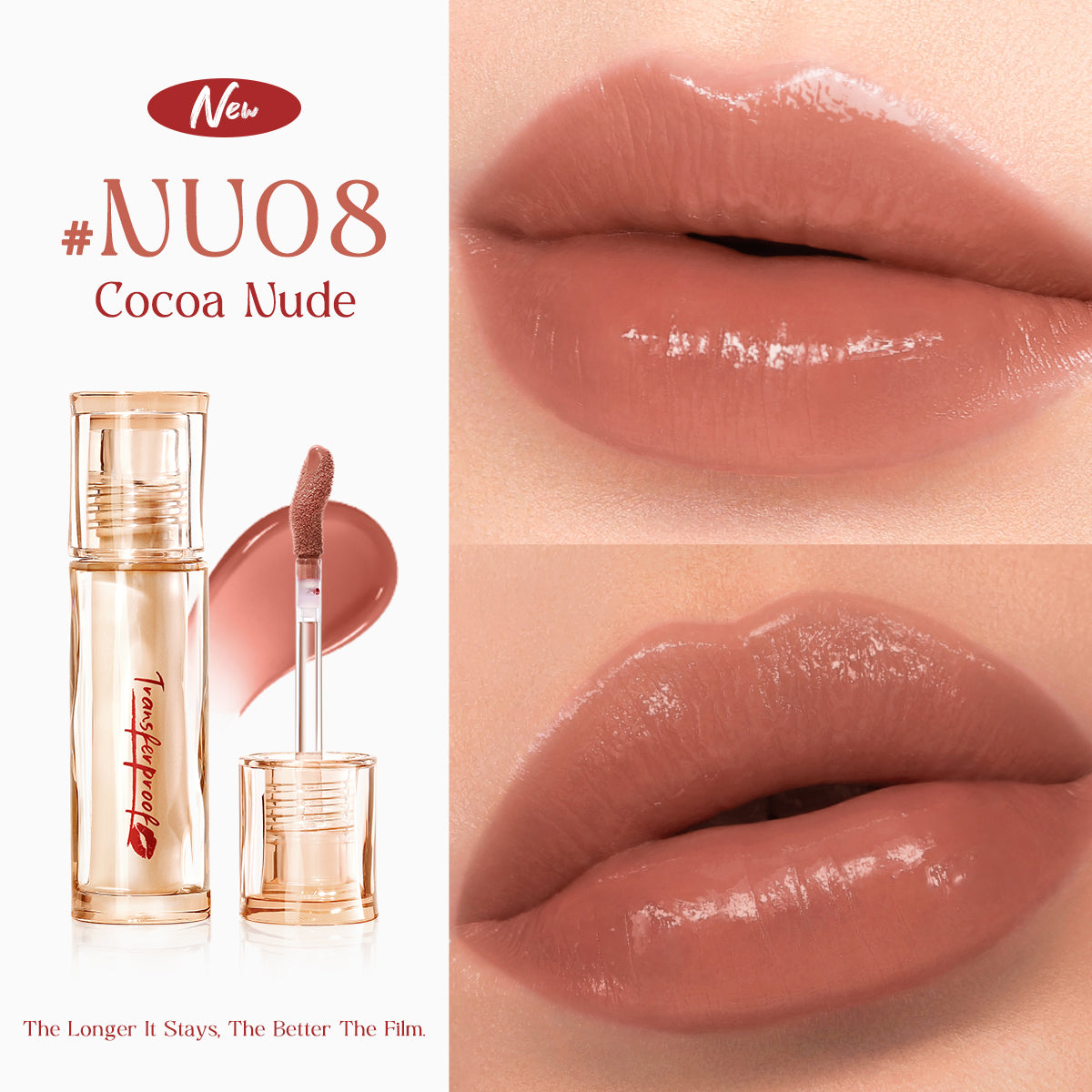 Focallure Transferproof Glazed Shine Lip Tint 5