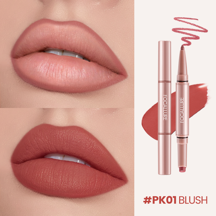 Dúo de Labial y Delineador 2-en-1 Focallure Fuller Sculpt 10