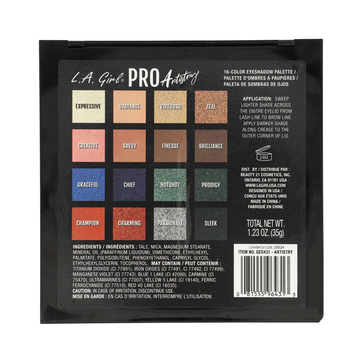 Pro Eyeshadow Palette Artistry 4