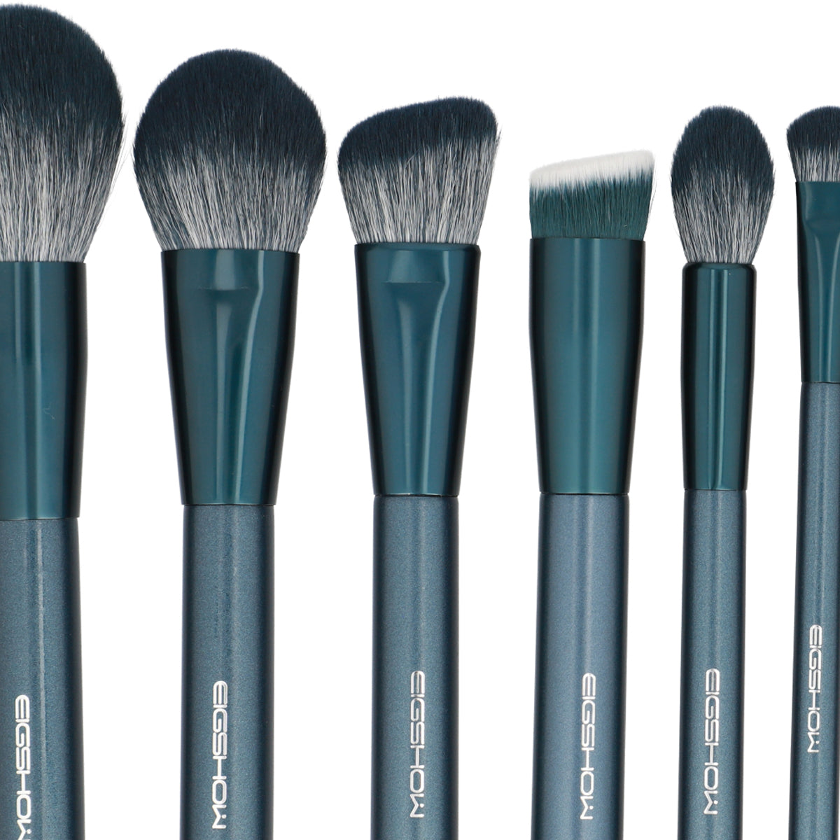 Jade Series Tourmaline Blue Makeup Brush Kit 15 Pcs 3