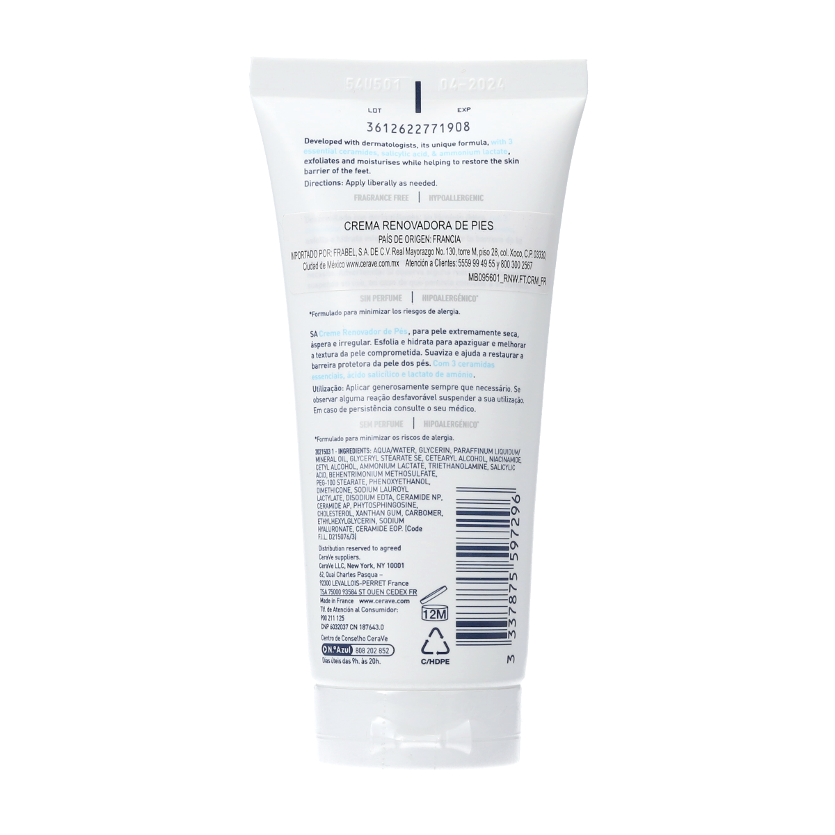 Crema Renovadora de Pies SA 3 Oz 88 ml 2