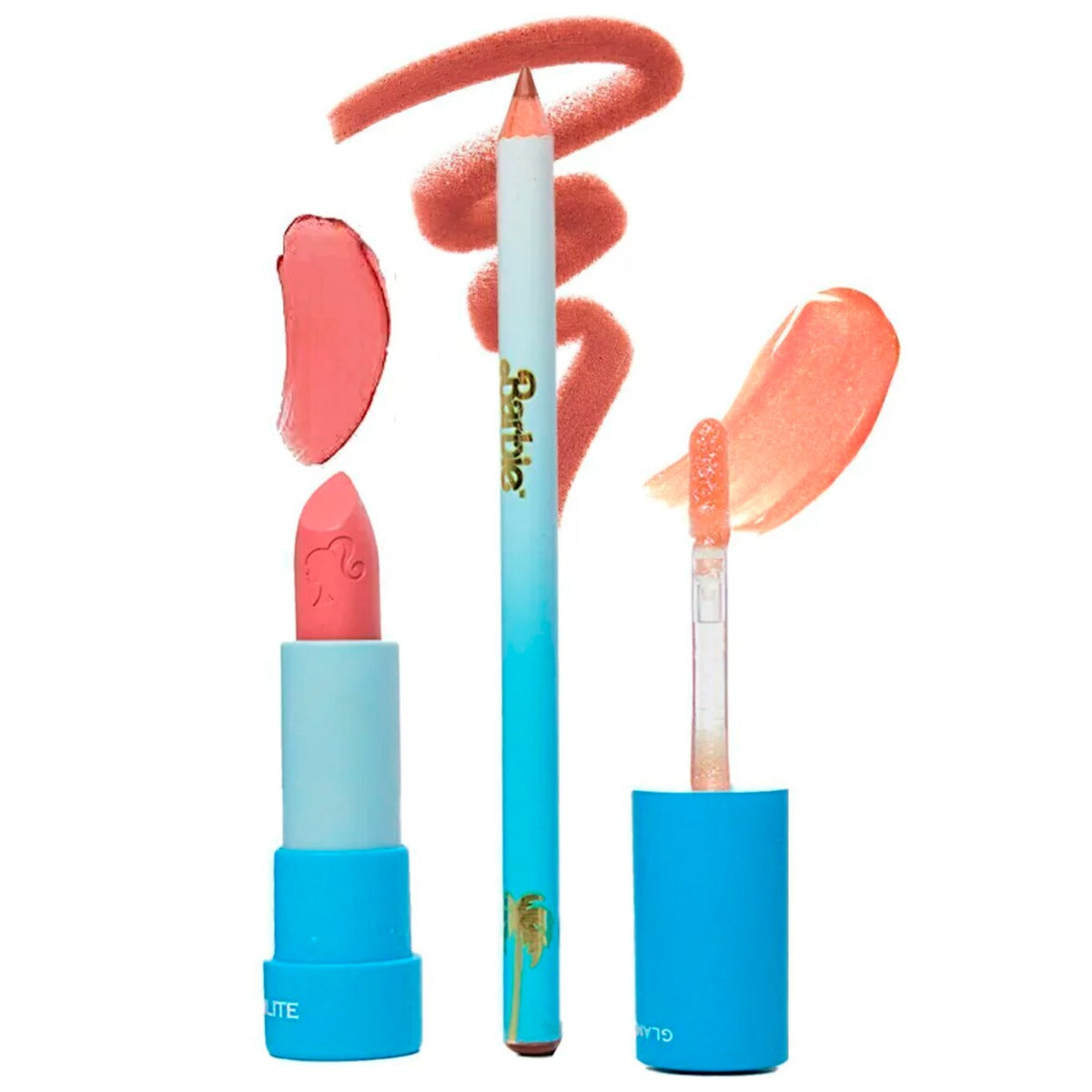 Barbie X Glamlite Summer Vacay Lip Kit 2