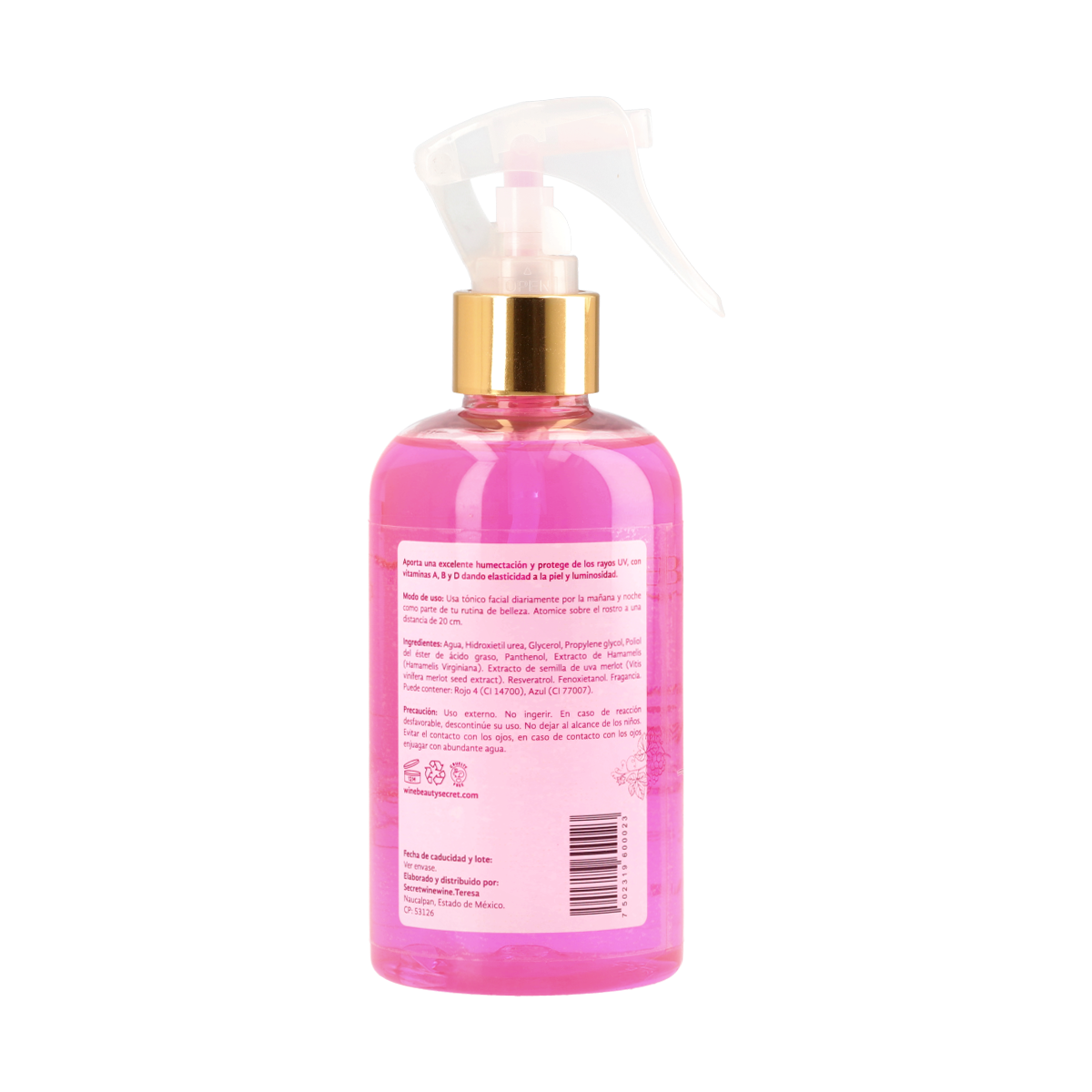 Mist Facial de Merlot con Resveratrol 3