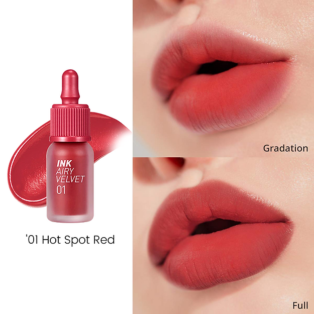 01 Hotspot Red Ink Airy Velvet 4