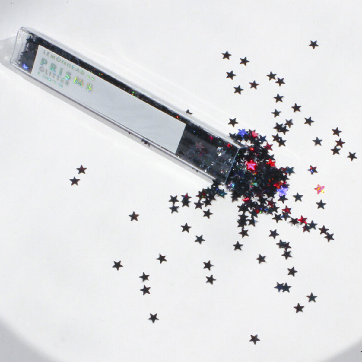 Black Rainbow Stars 3.5 g / PRISMS Designer Glitter 1