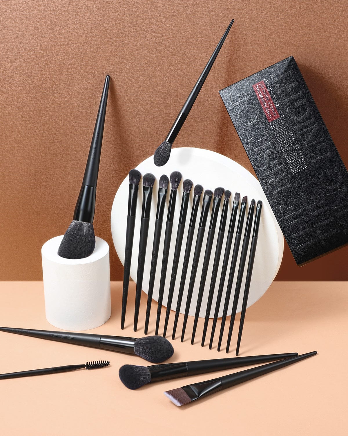Kingknight Series Makeup Brush Set Black 19 Pcs 2
