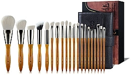 Chinese Dragon 20 pcs Professional Makeup Brush Kit Ebony 1