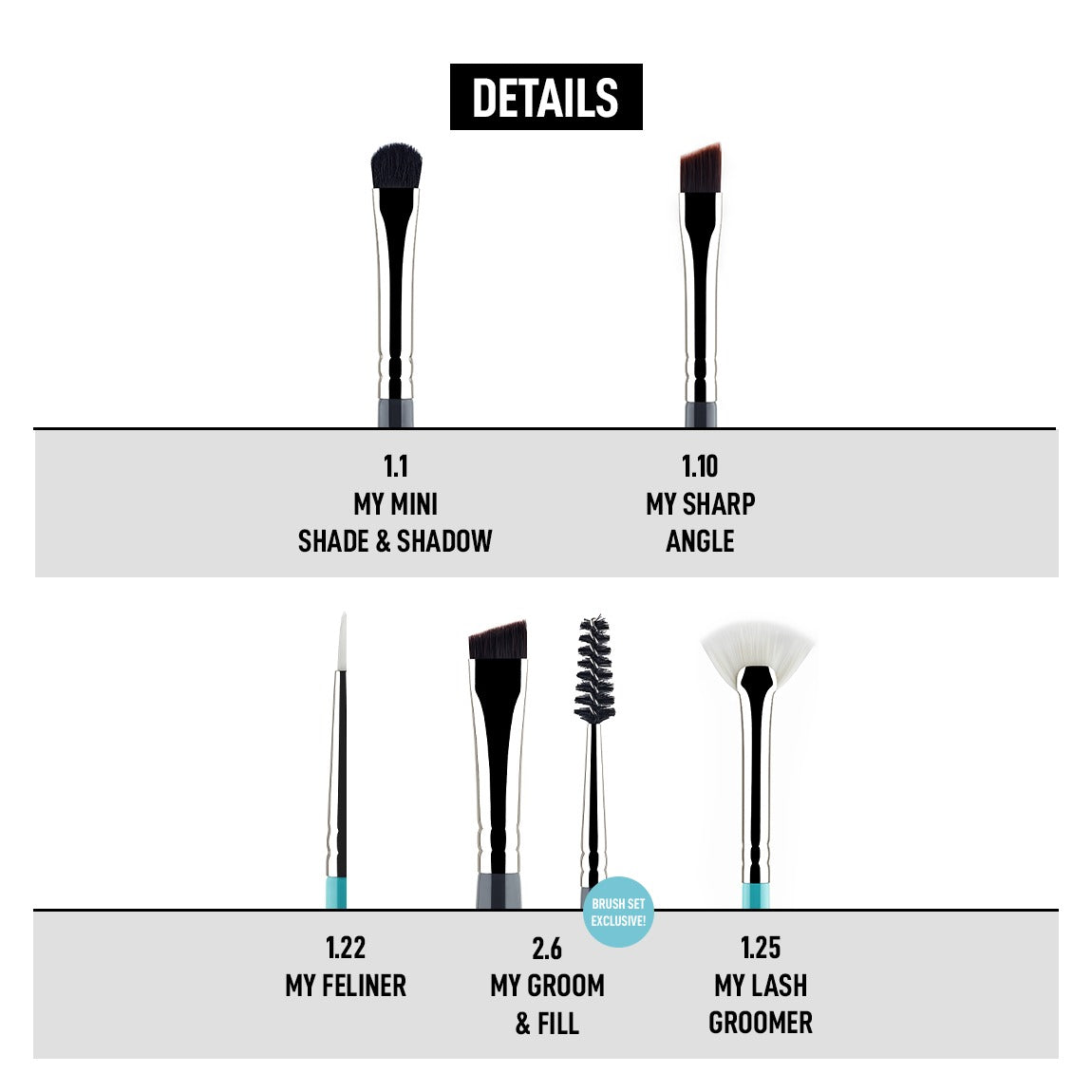 My Complete Eye Brush Set 2