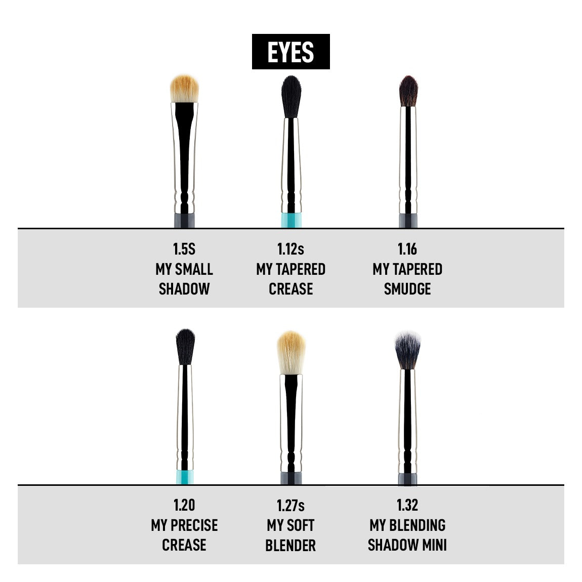My Complete Eye Brush Set 3